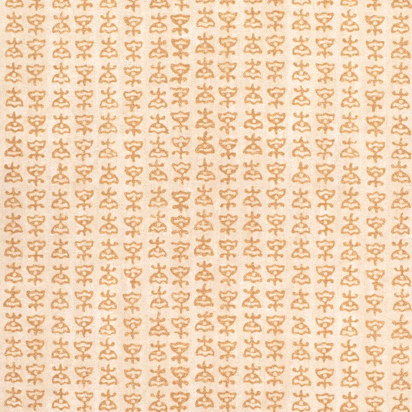 Arlo Curry Gold & Yellow Abstract & Geometric Linen & Linen Looks Drapery and Upholstery Fabric by the Yard