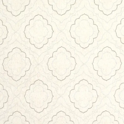 KP044 Astrid Silver Drapery Fabric by the yard