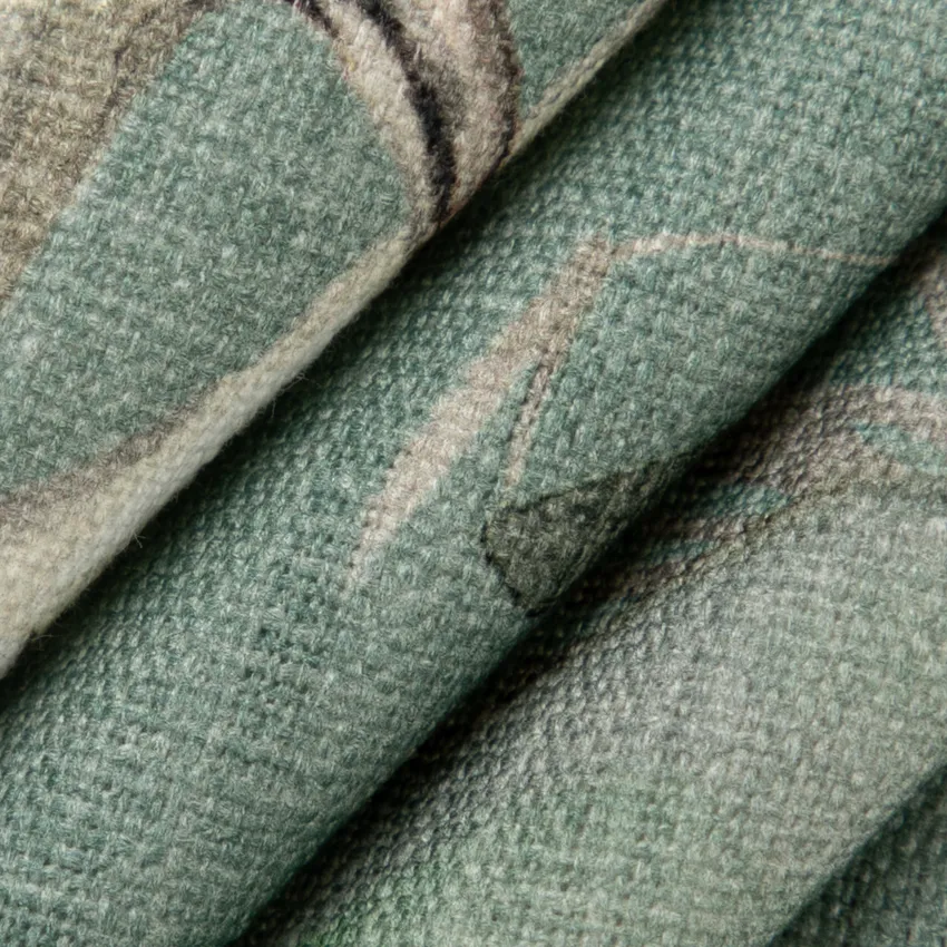 Attwater Aqua & Teal Abstract & Geometric Prints Drapery and Upholstery Fabric by the Yard — Upholstery and Drapery Fabric