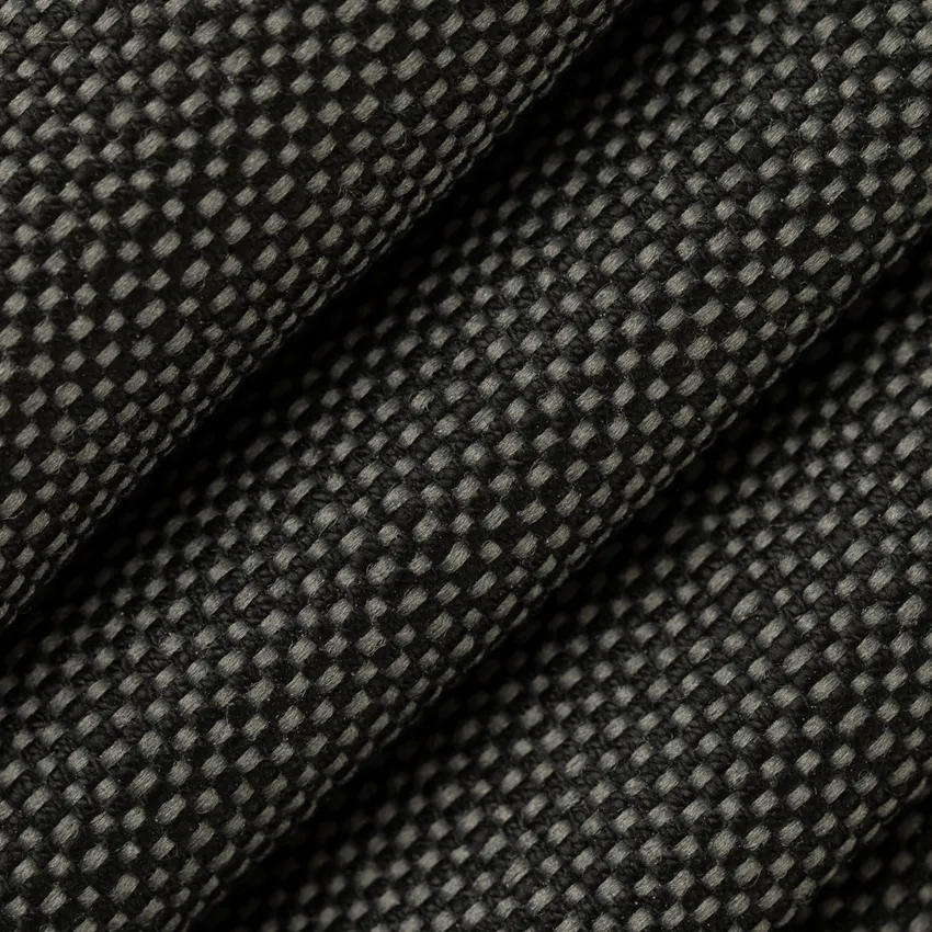 Baldwin Ebony Black Plain & Solid Linen & Linen Looks Upholstery Fabric by the Yard — Upholstery Fabric
