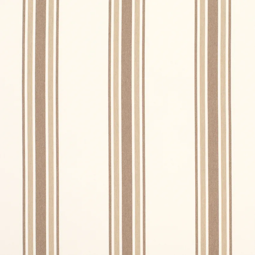 Beckett Cocoa Brown Stripe Woven Patterns Drapery and Upholstery Fabric by the Yard