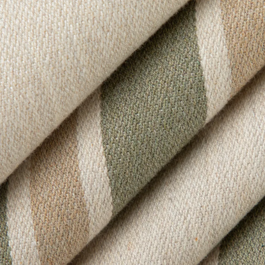 Beckett Sagebrush Green Stripe Woven Patterns Drapery and Upholstery Fabric by the Yard — Upholstery and Drapery Fabric