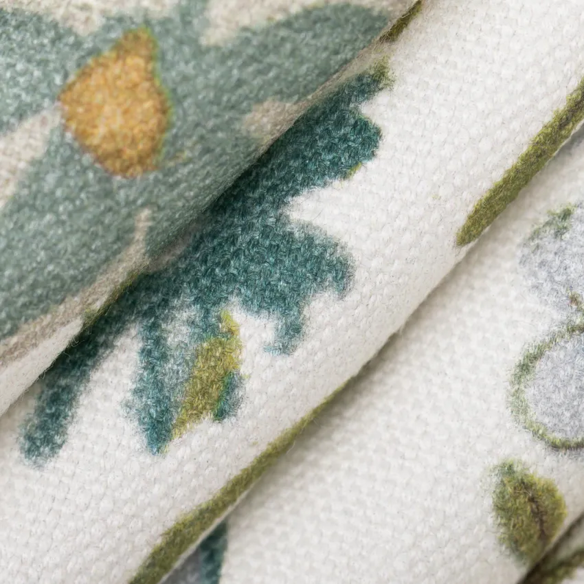 Betty Meadow Green Abstract & Geometric Prints Drapery and Upholstery Fabric by the Yard — Upholstery and Drapery Fabric