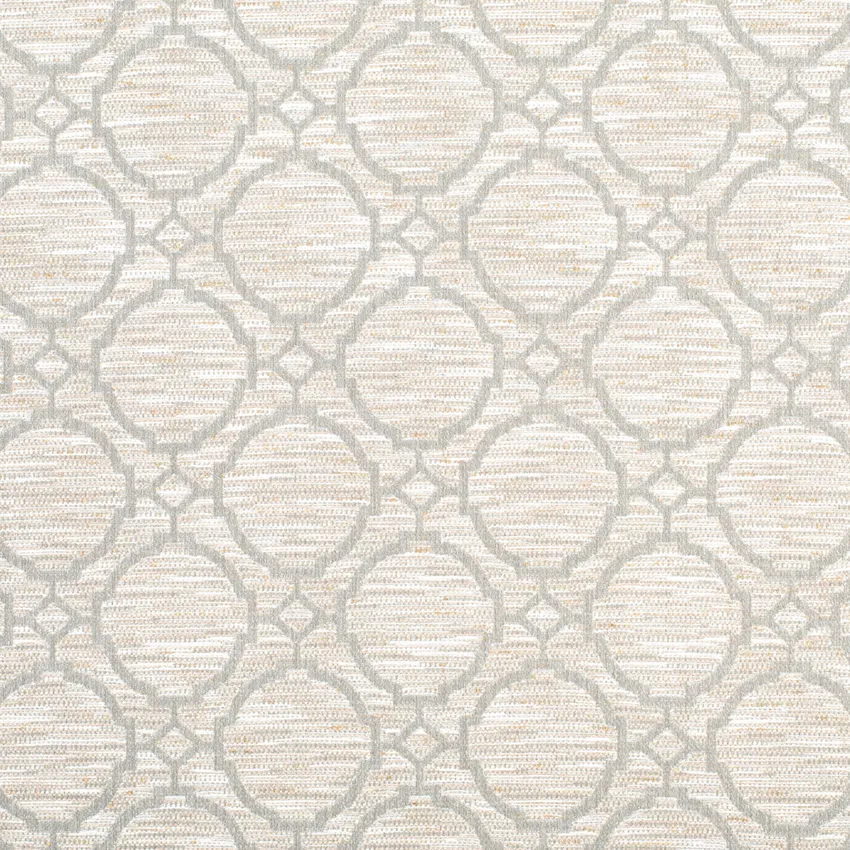 Cambridge Fossil Grey & Silver Abstract & Geometric Woven Patterns Upholstery Fabric by the Yard