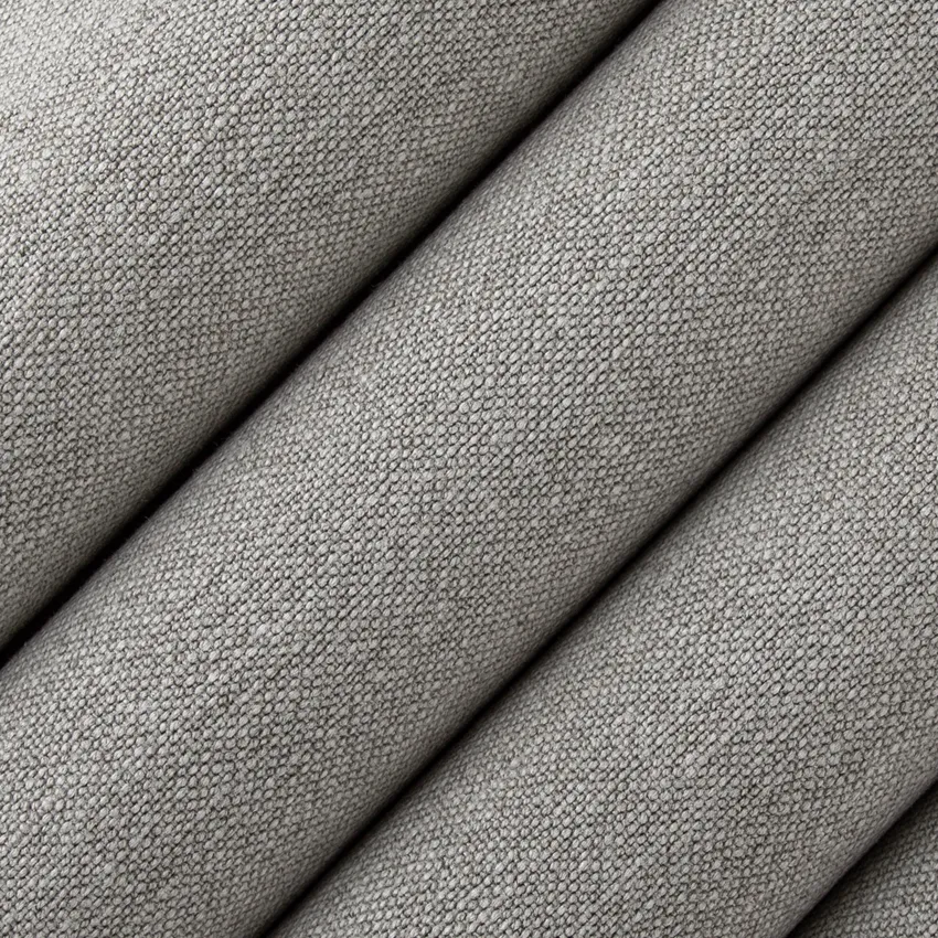 Chelsea Fog Grey & Silver Plain & Solid Linen & Linen Looks Drapery and Upholstery Fabric by the Yard — Upholstery and Drapery Fabric