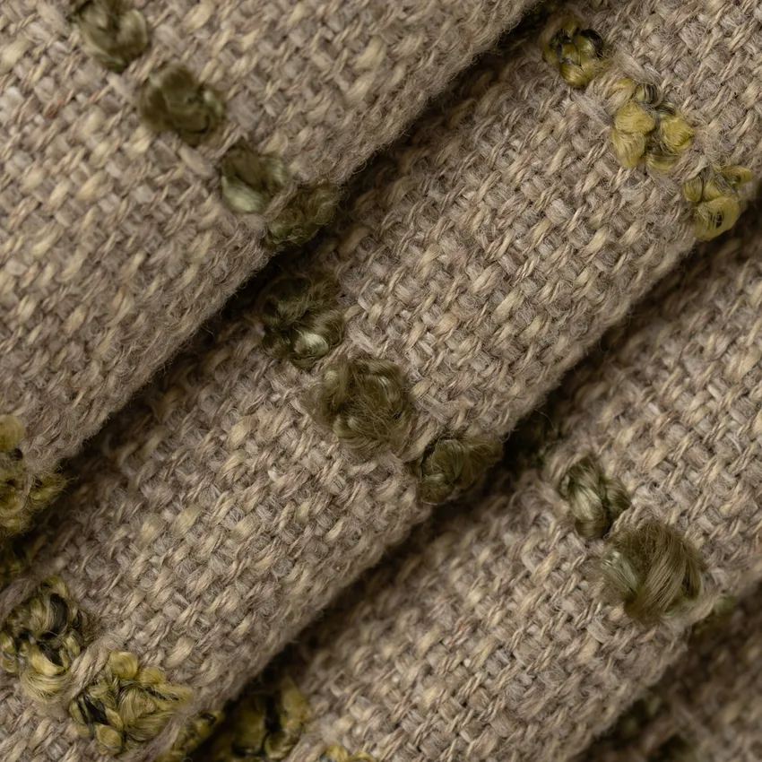 Clifton Grass Green Small Scale Linen & Linen Looks Drapery and Upholstery Fabric by the Yard — Upholstery and Drapery Fabric