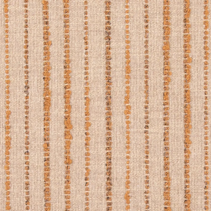 Clifton Dijon Brown and Gold & Yellow Small Scale Linen & Linen Looks Drapery and Upholstery Fabric by the Yard