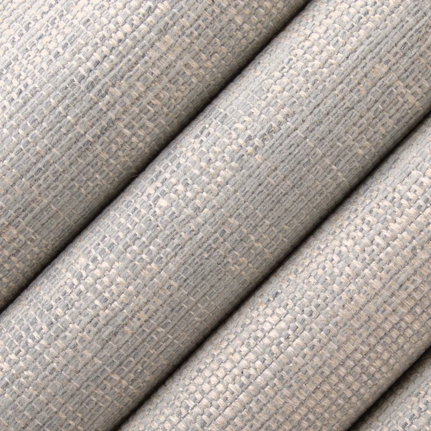 Cooper Fountain Aqua & Teal and Blue Abstract & Geometric Linen & Linen Looks Upholstery Fabric by the Yard — Upholstery Fabric