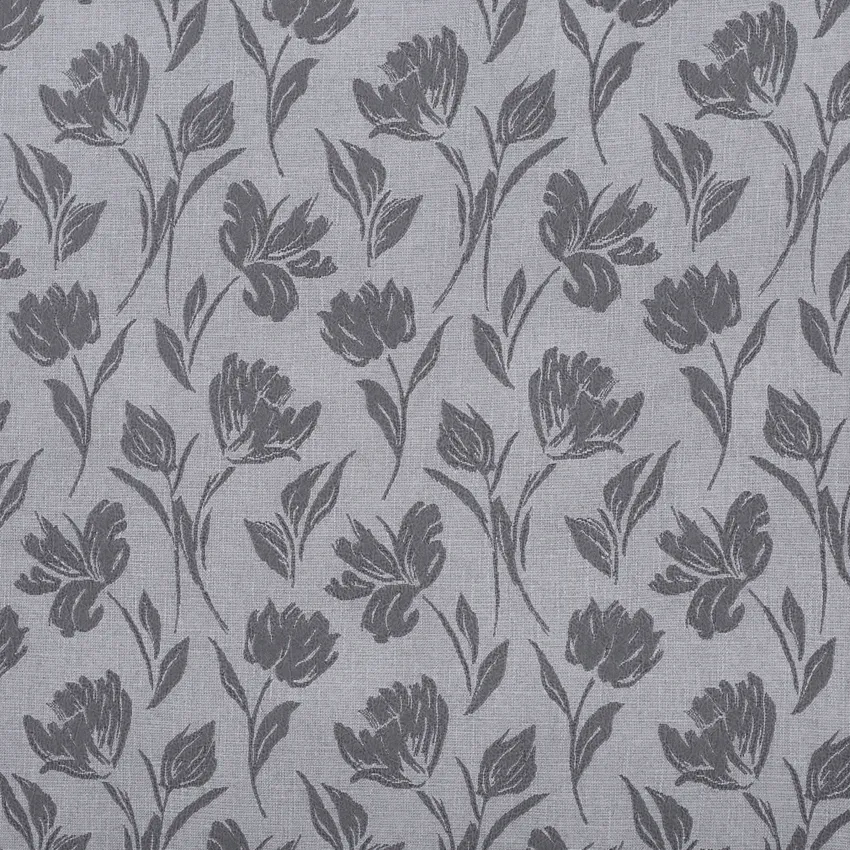 Cordelia Blueberry Blue Abstract & Geometric Linen & Linen Looks Drapery and Upholstery Fabric by the Yard