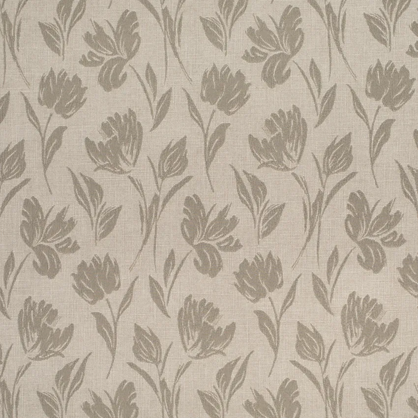 Cordelia Dove Neutral Abstract & Geometric Linen & Linen Looks Drapery and Upholstery Fabric by the Yard