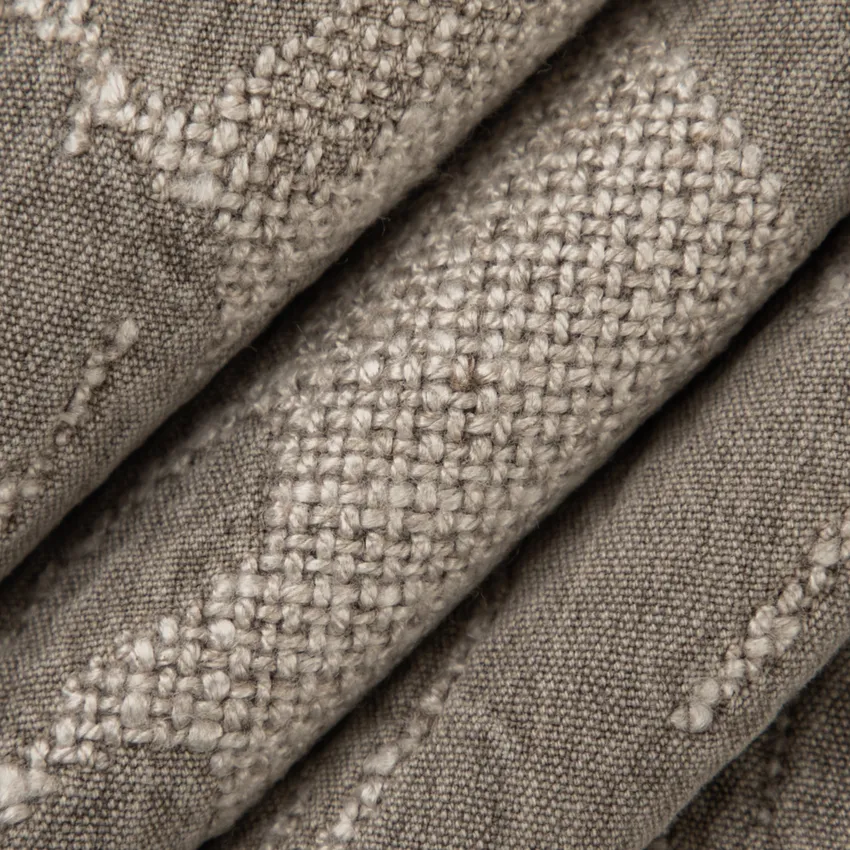 Cordelia Dove Neutral Abstract & Geometric Linen & Linen Looks Drapery and Upholstery Fabric by the Yard — Upholstery and Drapery Fabric