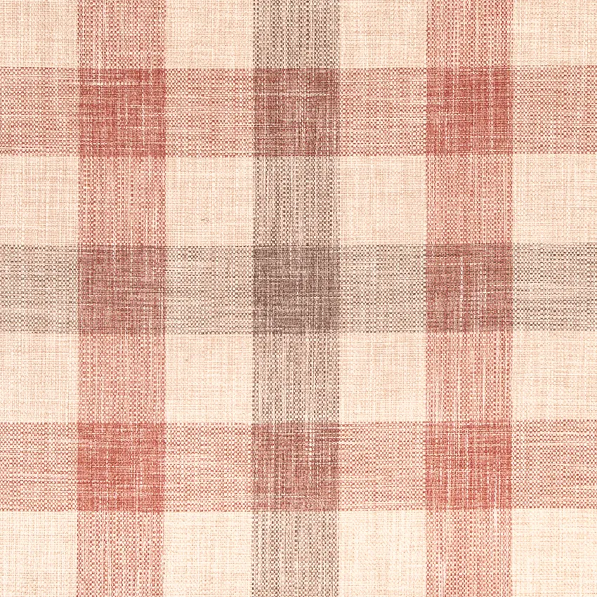 Declan Cardinal Red & Burgundy Abstract & Geometric Linen & Linen Looks Drapery and Upholstery Fabric by the Yard