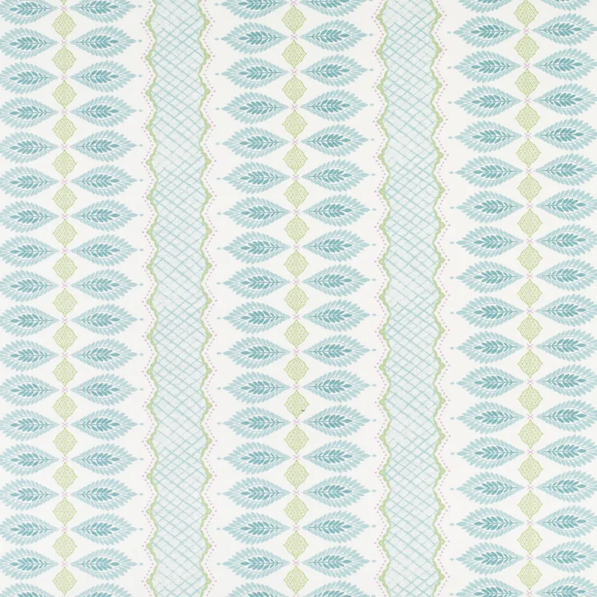 Duchess Pacific Blue Stripe Prints Drapery and Upholstery Fabric by the Yard