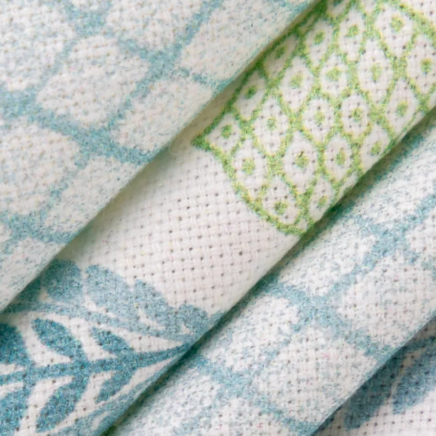 Duchess Pacific Blue Stripe Prints Drapery and Upholstery Fabric by the Yard — Upholstery and Drapery Fabric