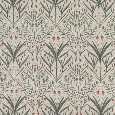 KP301 Eleanor Charcoal Drapery and Upholstery Fabric by the yard