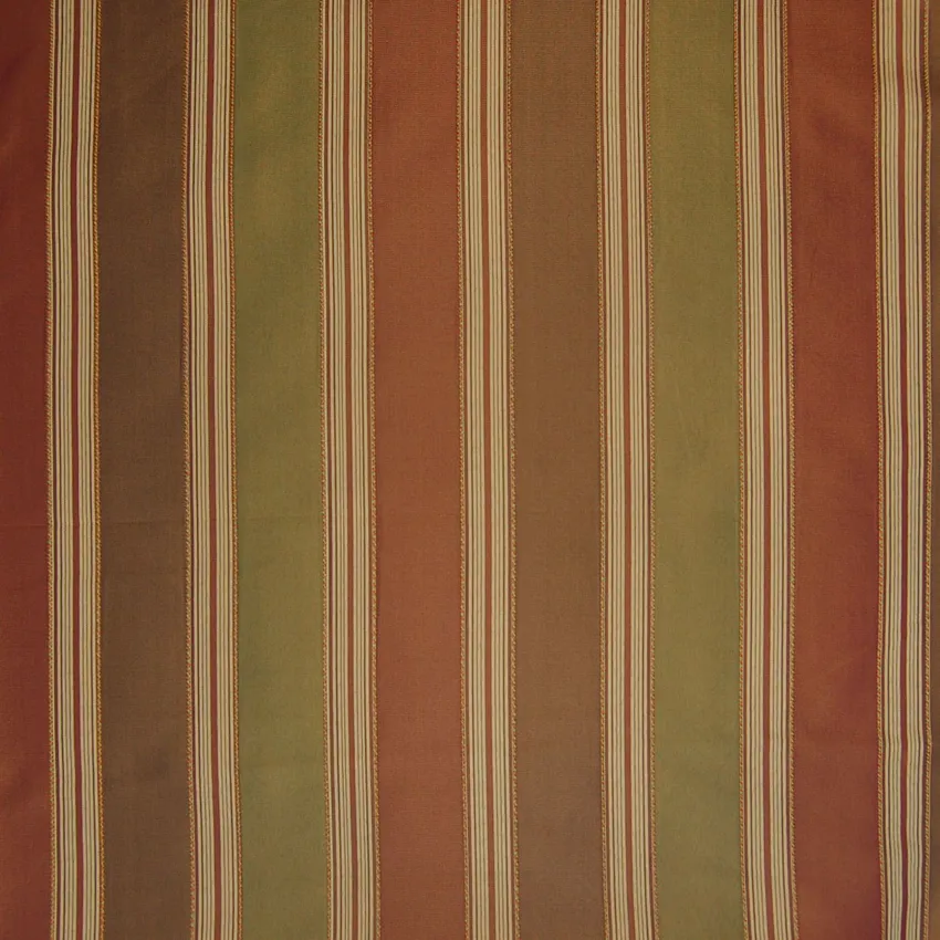 Spice Brown Stripe Upholstery Fabric by the Yard G3541 - KOVI Fabrics