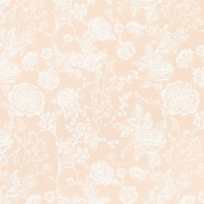 Emma Rose Pink Floral Prints Drapery and Upholstery Fabric by the Yard