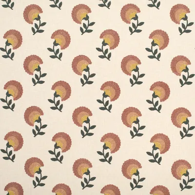 KP220 Evangeline Coral Drapery and Upholstery Fabric by the yard