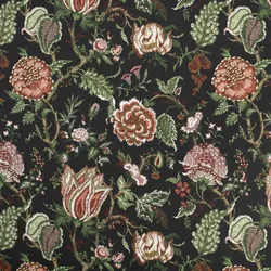 KP101 Everly Noir Upholstery Fabric by the yard