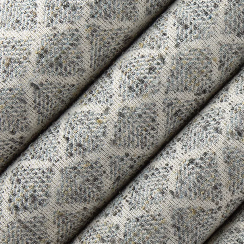 Fairbanks Moondust Grey & Silver Abstract & Geometric Woven Patterns Upholstery Fabric by the Yard — Upholstery Fabric