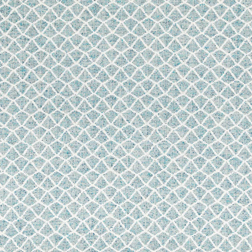 Fairbanks Peacock Aqua & Teal Abstract & Geometric Woven Patterns Upholstery Fabric by the Yard