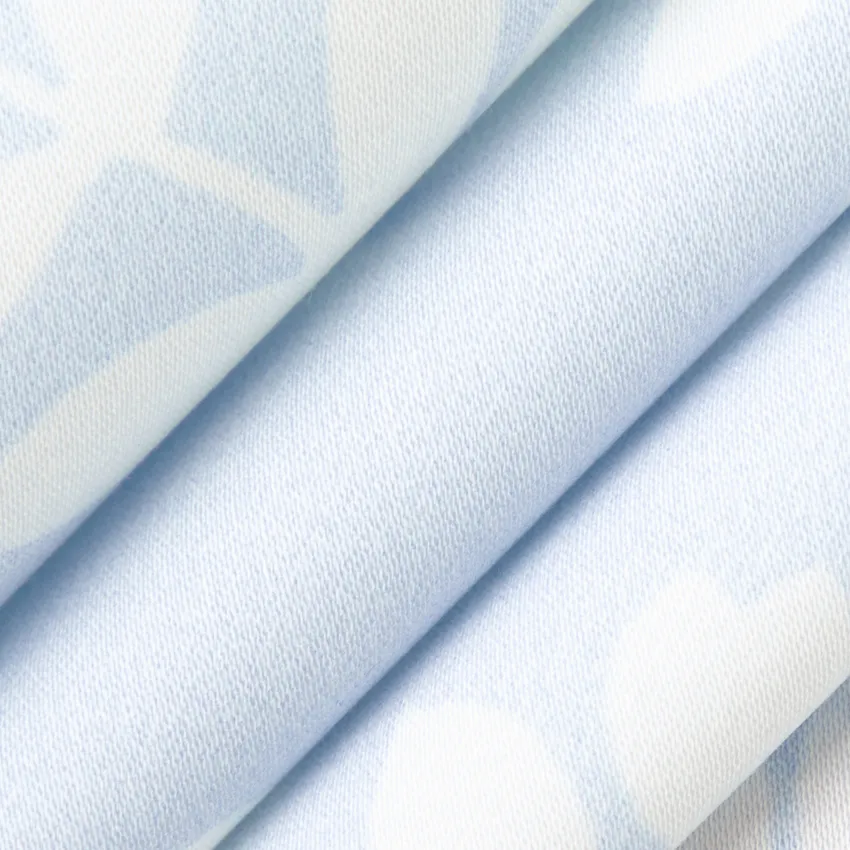 Felicity Cornflower Blue Floral Prints Drapery and Upholstery Fabric by the Yard — Upholstery and Drapery Fabric