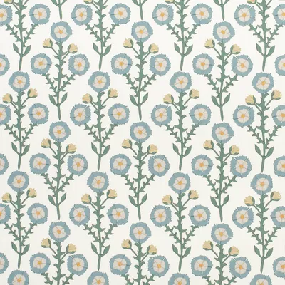 KP369 Fiona Cornflower Drapery and Upholstery Fabric by the yard