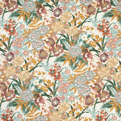 KP897 Flora Summer Drapery and Upholstery Fabric by the yard