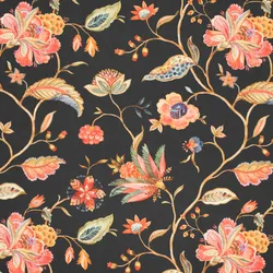 KP440 Florence Raven Upholstery Fabric by the yard