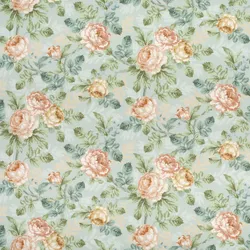 KP555 Genevieve French Blue Upholstery Fabric by the yard