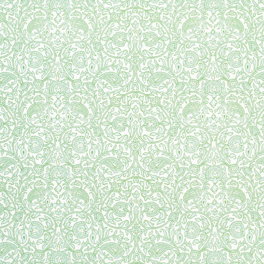 Grace Ivy Green Damask Prints Drapery and Upholstery Fabric by the Yard