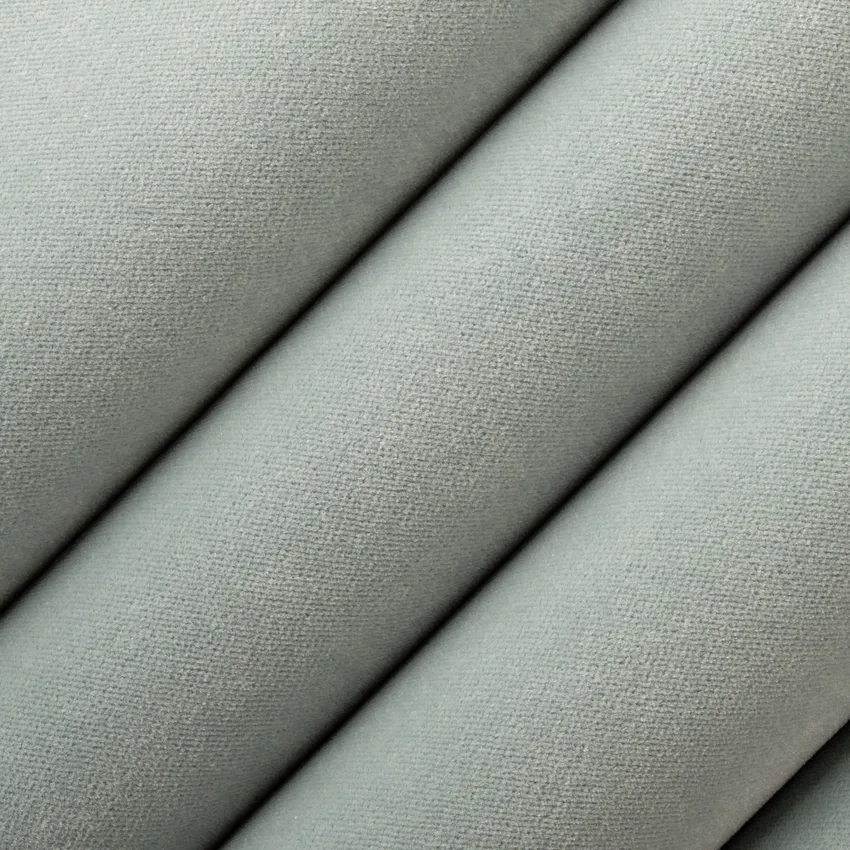 Harriet Powder Blue Plain & Solid Velvet Upholstery Fabric by the Yard — Upholstery Fabric