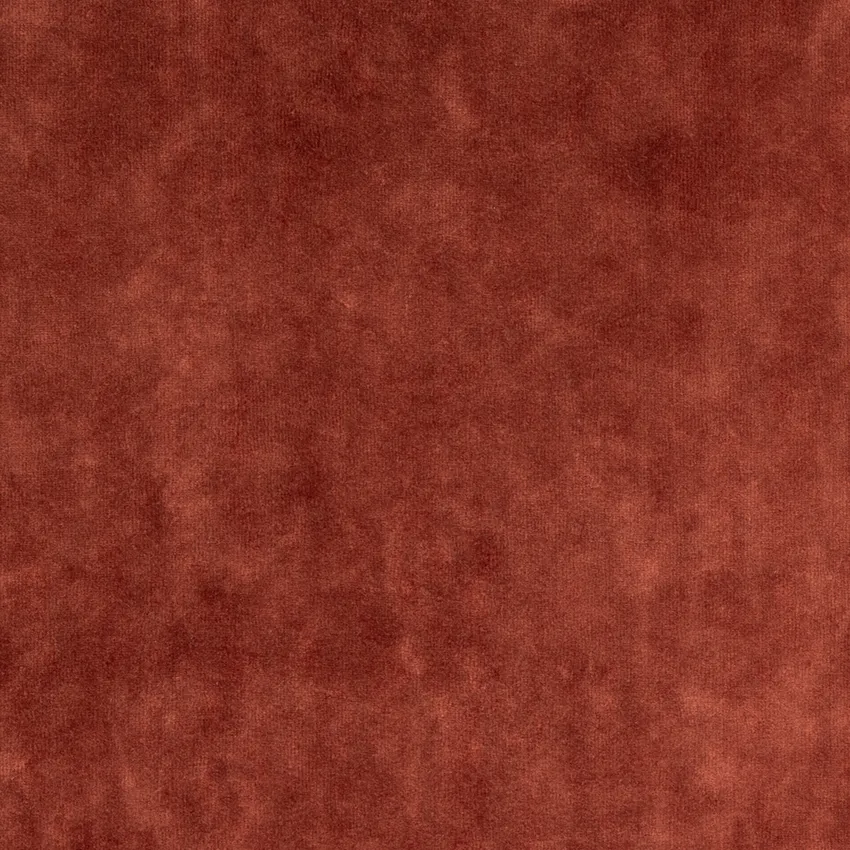 Hawkins Brick Orange & Rust and Red & Burgundy Plain & Solid Velvet Upholstery Fabric by the Yard
