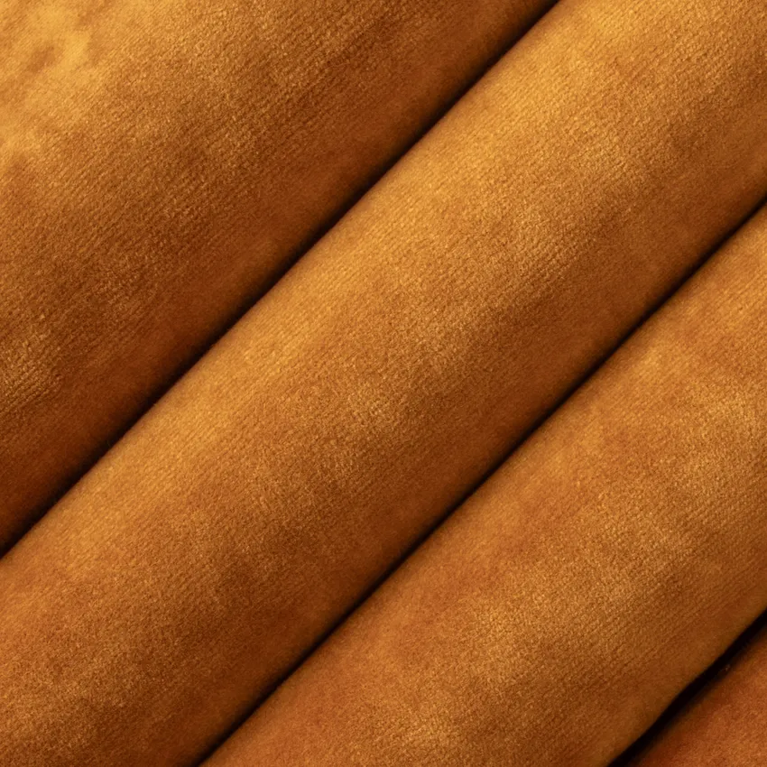 Hawkins Curry Gold & Yellow Plain & Solid Velvet Upholstery Fabric by the Yard — Upholstery Fabric