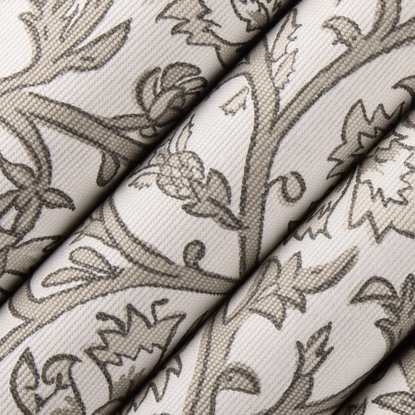 Helena Taupe Brown and Neutral Abstract & Geometric Canvas Denim & Twill Drapery and Upholstery Fabric by the Yard — Upholstery and Drapery Fabric