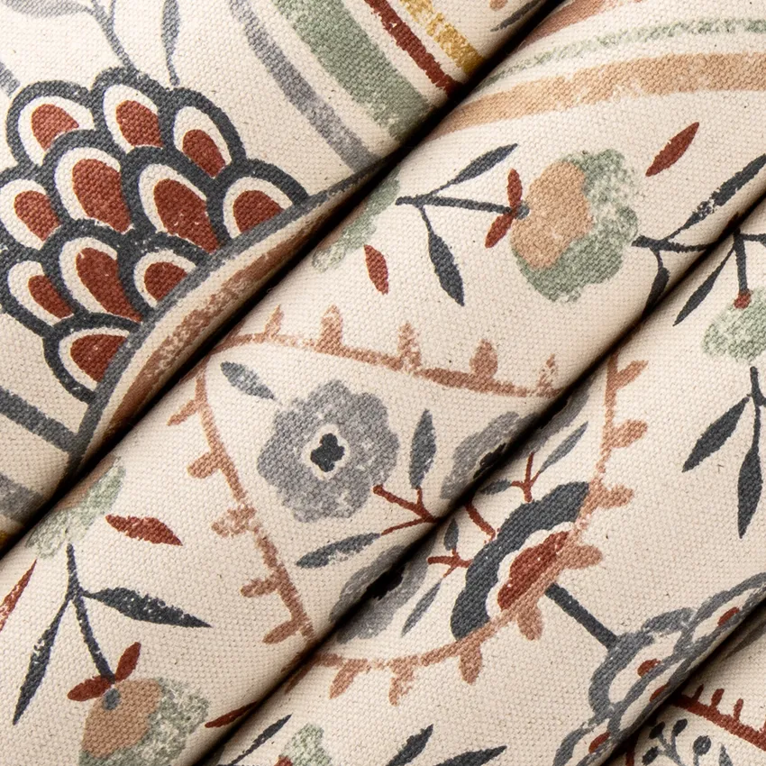 Ingrid Bluebird Blue and Gold & Yellow Abstract & Geometric Prints Drapery and Upholstery Fabric by the Yard — Upholstery and Drapery Fabric