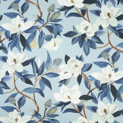 KP343 Jeanette Blueridge Drapery and Upholstery Fabric by the yard