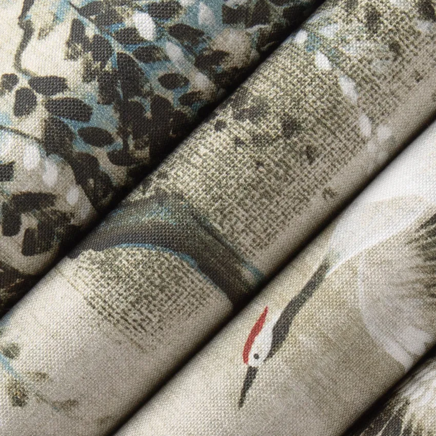 Joni Lapis Blue Abstract & Geometric Prints Drapery and Upholstery Fabric by the Yard — Upholstery and Drapery Fabric