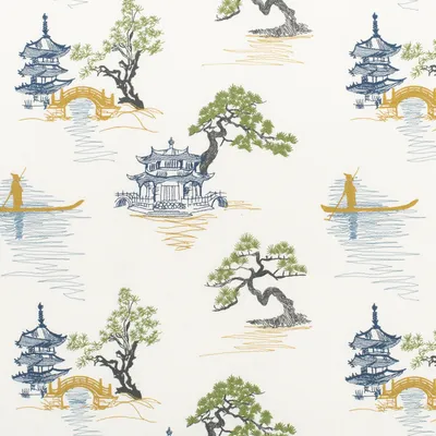 KP716 Journey Spring Drapery and Upholstery Fabric by the yard