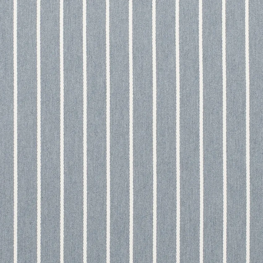 Lawrence Nautical Blue Stripe Woven Patterns Drapery and Upholstery Fabric by the Yard