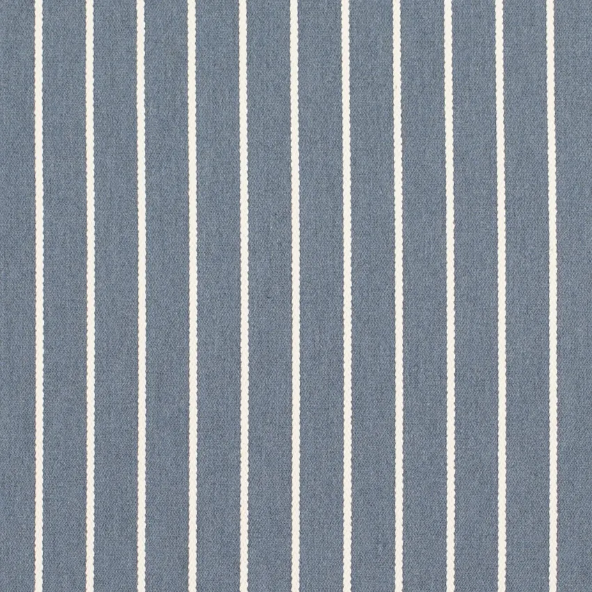 Lawrence Haze Blue Stripe Woven Patterns Drapery and Upholstery Fabric by the Yard