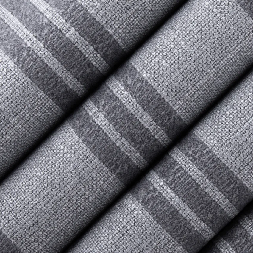 Lennox Blueberry Blue Stripe Linen & Linen Looks Drapery and Upholstery Fabric by the Yard — Upholstery and Drapery Fabric
