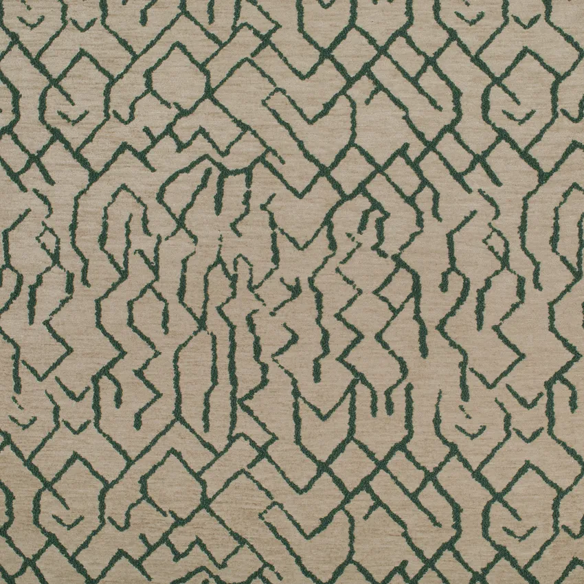 Lenora Spruce Green Abstract & Geometric Chenille Upholstery Fabric by the Yard