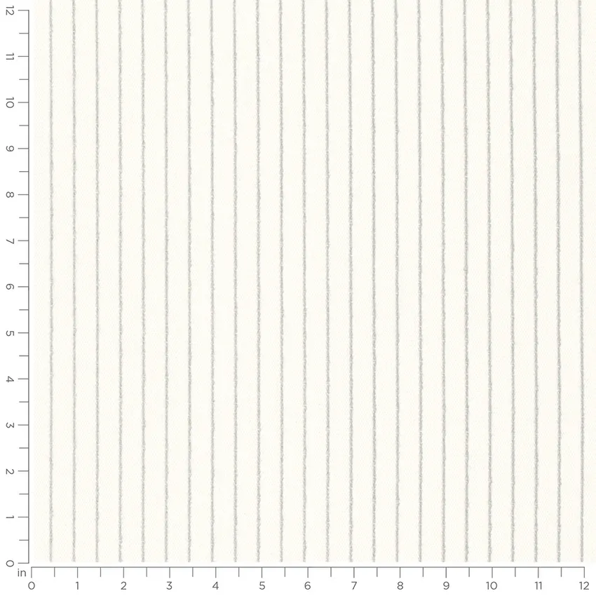 Malcolm Grey & Silver Stripe Woven Patterns Drapery and Upholstery Fabric by the Yard — Scale in inches