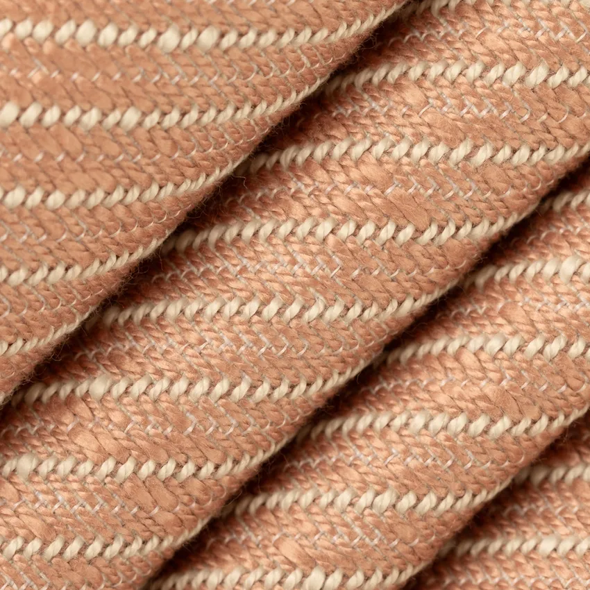 Margo Sienna Coral & Peach and Pink Plain & Solid Canvas Denim & Twill Upholstery Fabric by the Yard — Upholstery Fabric
