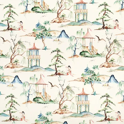 KP184 Mindy Garden Drapery and Upholstery Fabric by the yard