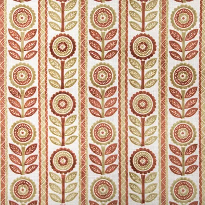 KP442 Martina Persimmon Upholstery Fabric by the yard