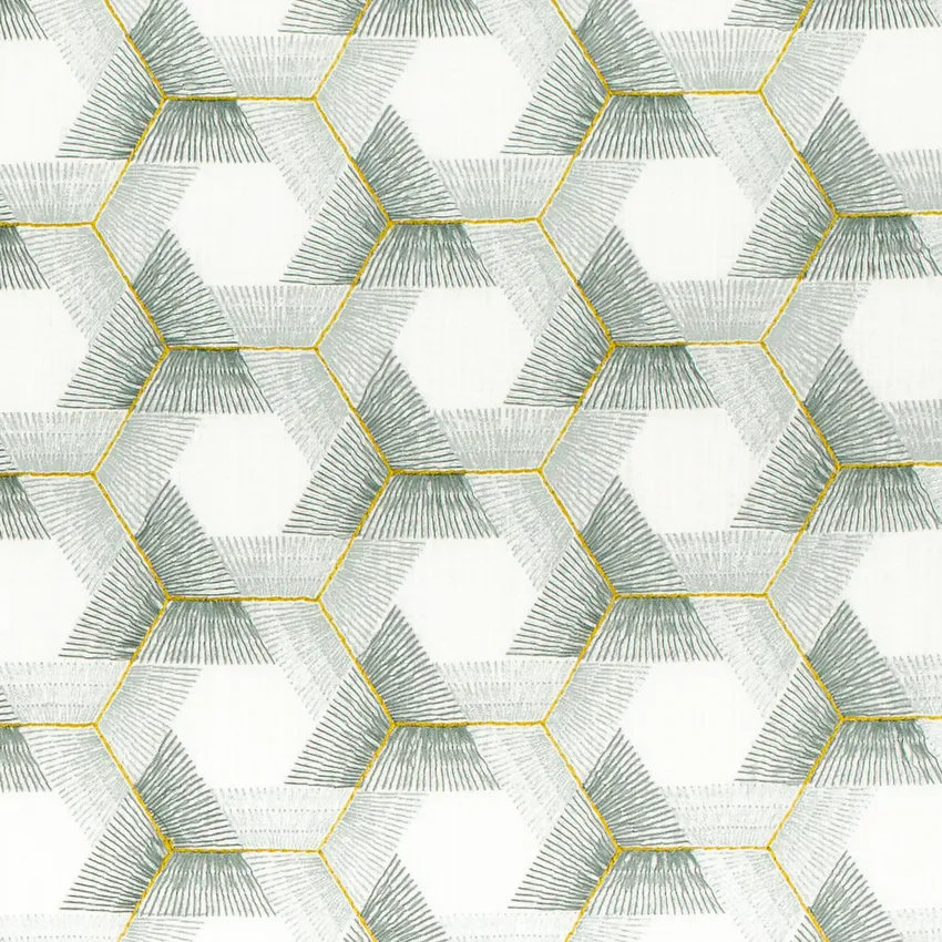 Melina Seaglass Green  Linen & Linen Looks Drapery Fabric by the Yard