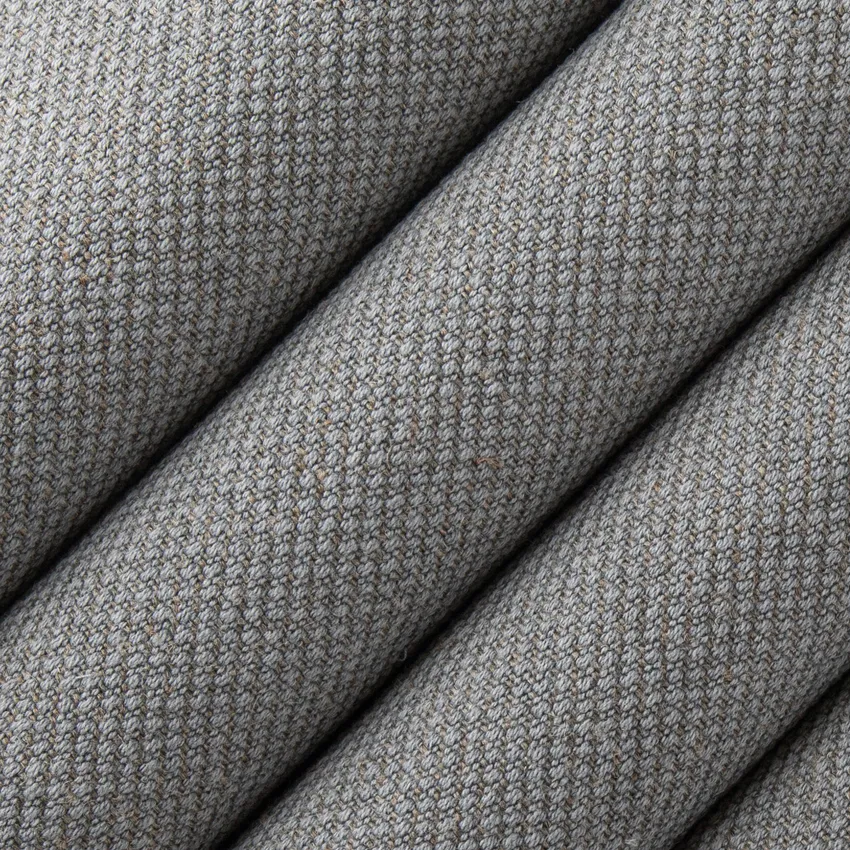 Morgan Ash Grey & Silver Plain & Solid Linen & Linen Looks Drapery and Upholstery Fabric by the Yard — Upholstery and Drapery Fabric