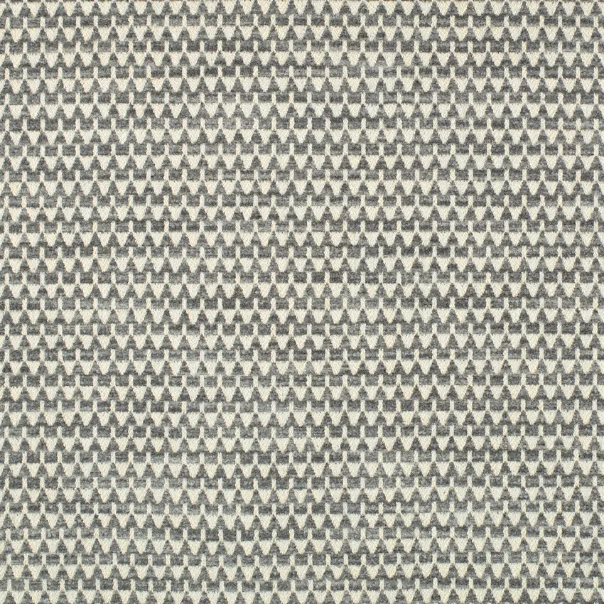Neptune Pidgeon Grey & Silver Abstract & Geometric Linen & Linen Looks Upholstery Fabric by the Yard